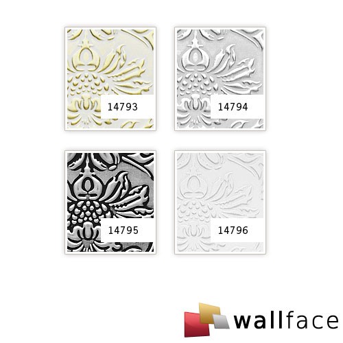 Selbstklebende Tapete Barock : Barock Wandverkleidung WallFace 14796 IMPERIAL wei? Original WallFace Selbstklebende Tapete Barock : Barock Wandverkleidung WallFace 14796 IMPERIAL wei? Original WallFace