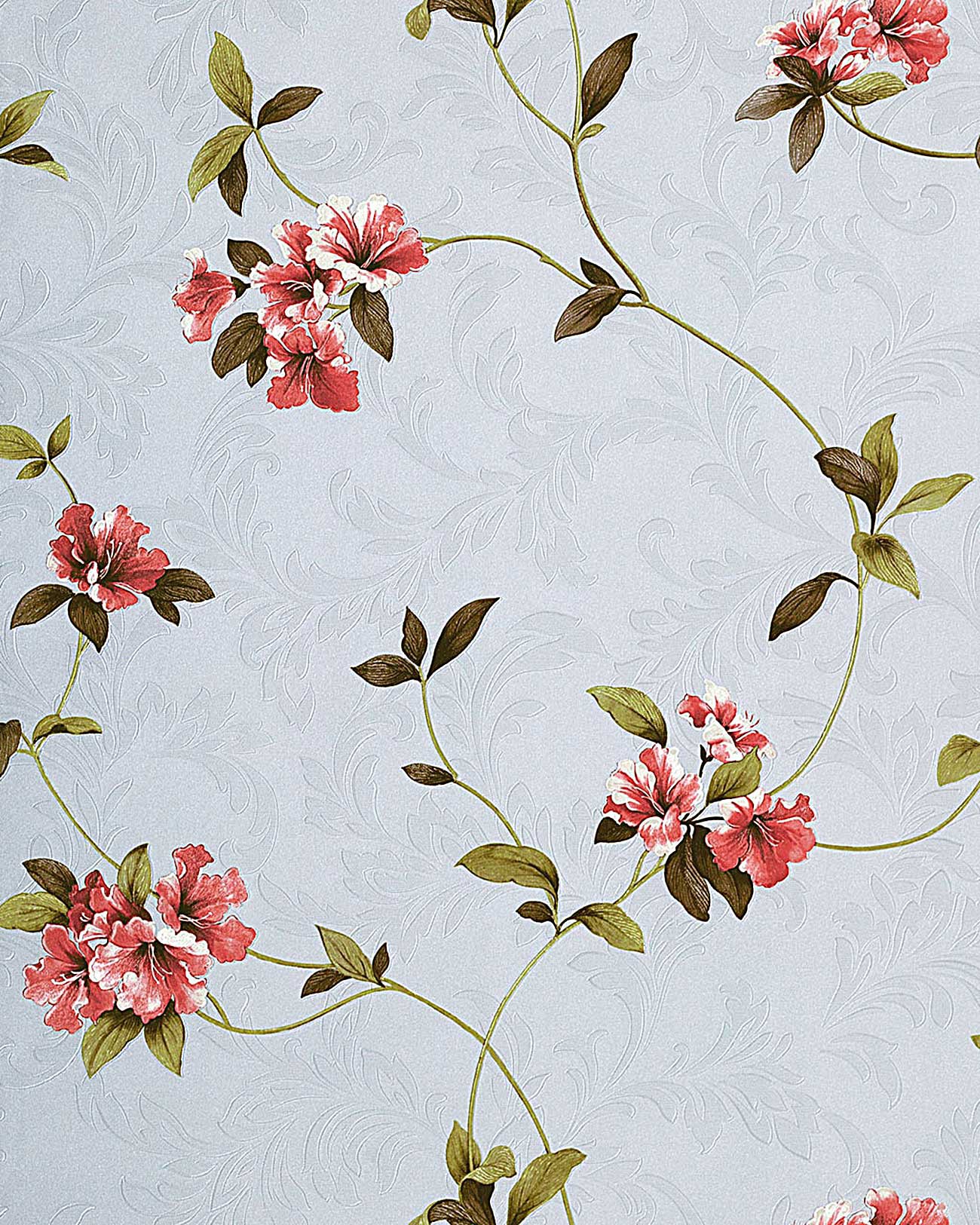 wohnzimmer hell lila: Blumen Tapete Floral hochwertige Prägequalität hell-lila rot grün wohnzimmer hell lila: Blumen Tapete Floral hochwertige Prägequalität hell-lila rot grün