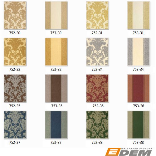 Barock Tapete Weis 760 752 753 kombi amazon - Barock Tapete Weis