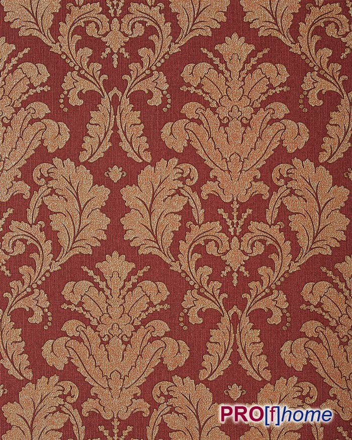 Neo Klassik Barock Tapete purpur-rot gold 752-36 EDEM