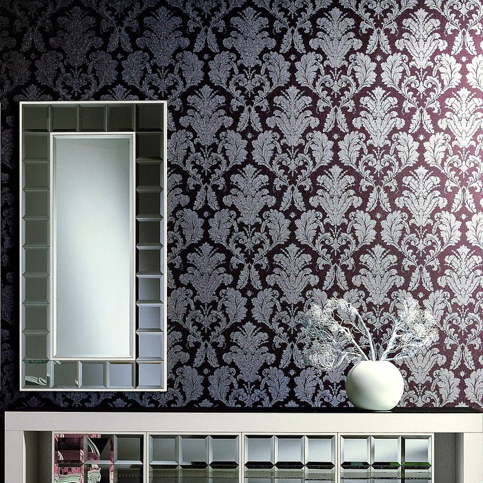 neobarock wohnzimmer:Gold Damask Wall Vinyl neobarock wohnzimmer:Gold Damask Wall Vinyl